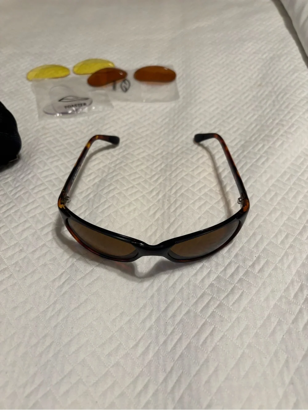 Smith Sunglasses with Interchangeable Lenses, Brown Frame